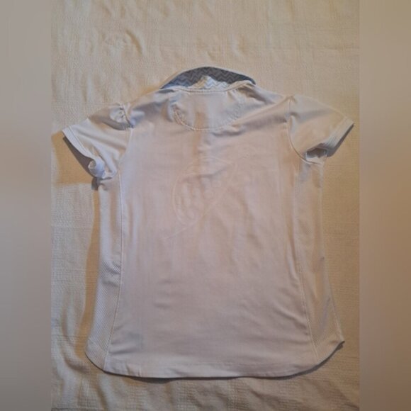 Turtles & Tees girls size XL 14/16 polo NWT with shorts NWOT, blue & white - Picture 8 of 10